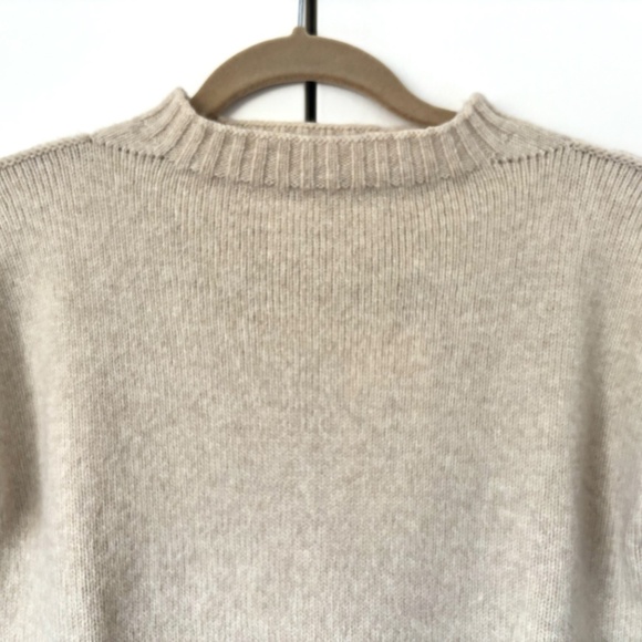 NWT Maison Margiela Margiela Line 4 Cream mock neck sweater size small - Picture 5 of 6